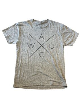 Gray Graphic Men's Crew Neck T-Shirt - WACO